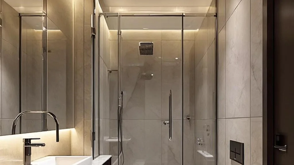 Contemporary family bathroom