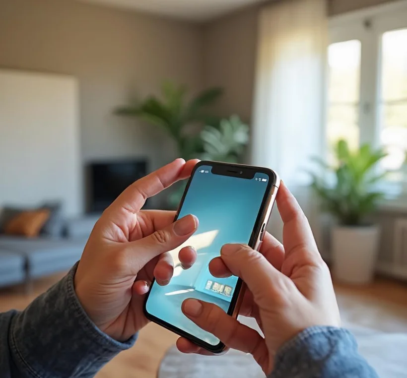 Booking a tradesperson on the FixFlow phone app
