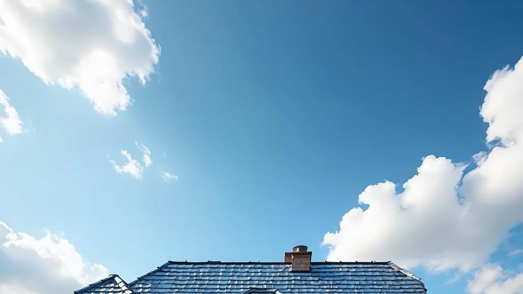 Beautifully finished pitched roof with new clay tiles